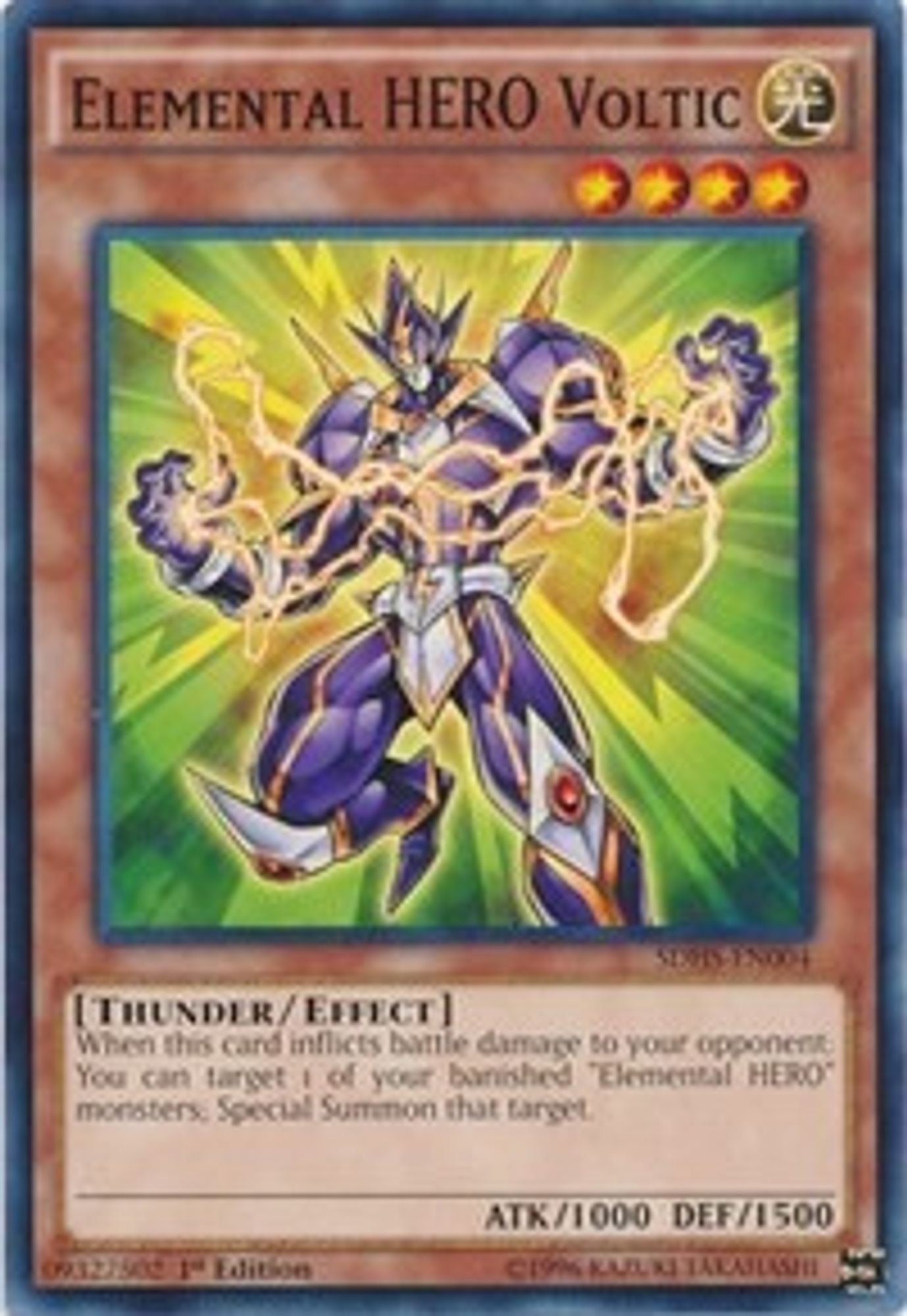 Elemental HERO Voltic SDHS-EN004