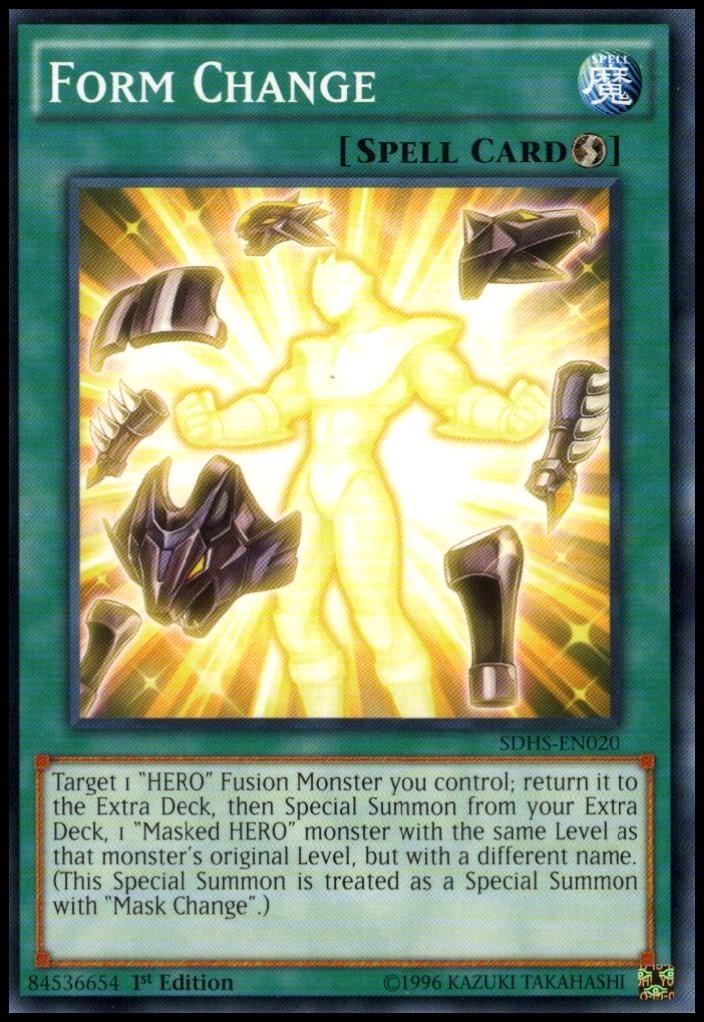 Form Change [1st Edition] SDHS-EN020