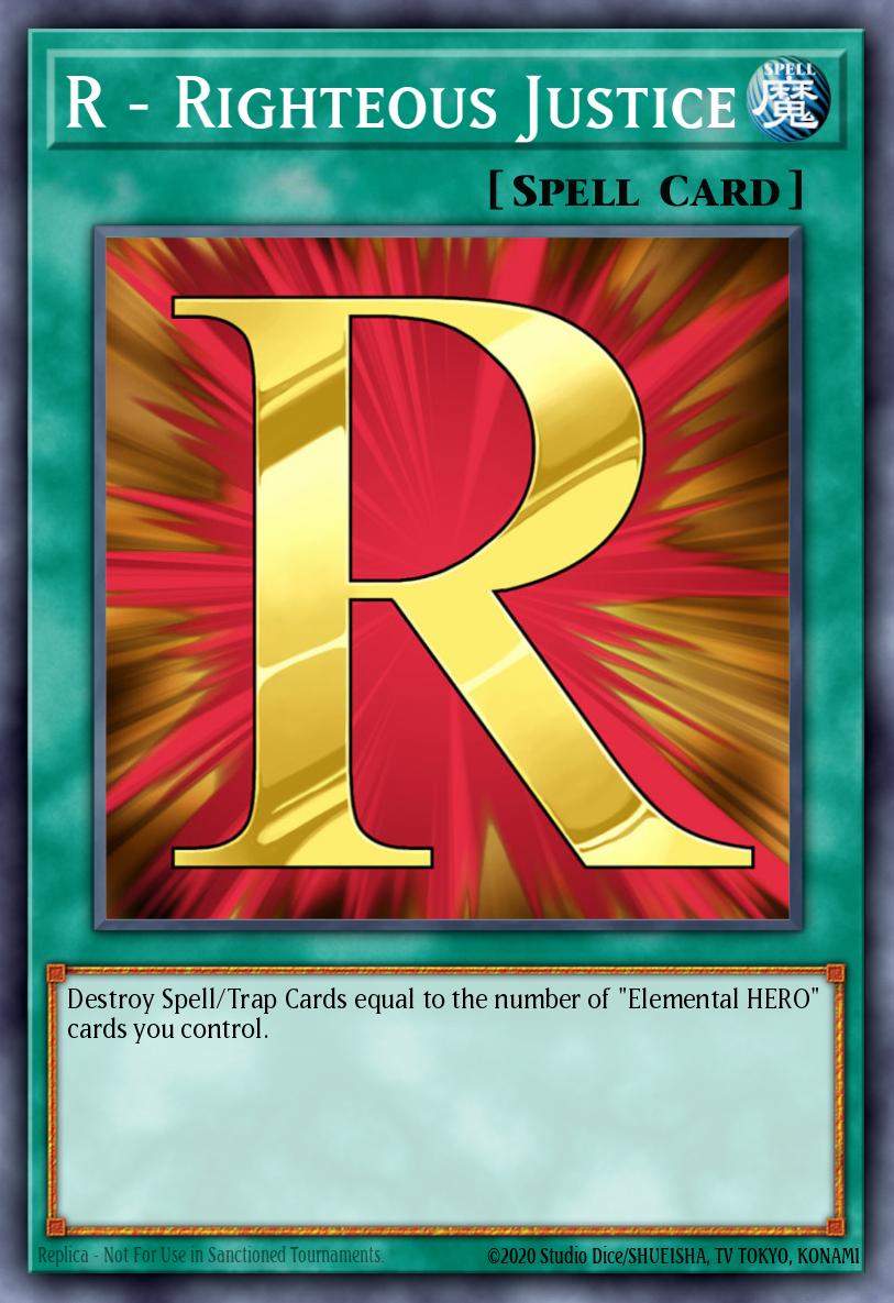R - Righteous Justice SDHS-EN030