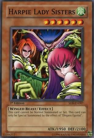 Harpie Lady Sisters [1st Edition] SD8-EN009
