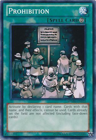 Prohibition SDMM-EN022
