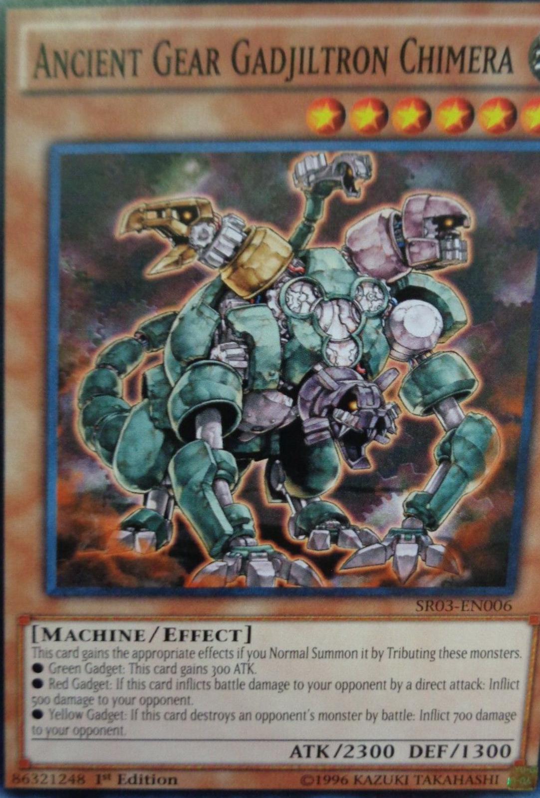 Ancient Gear Gadjiltron Chimera [1st Edition] SR03-EN006