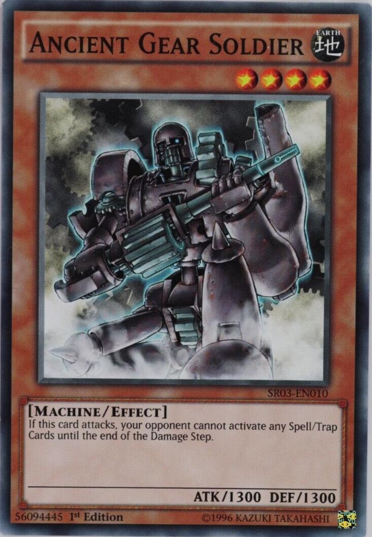 Ancient Gear Soldier [1st Edition] SR03-EN010