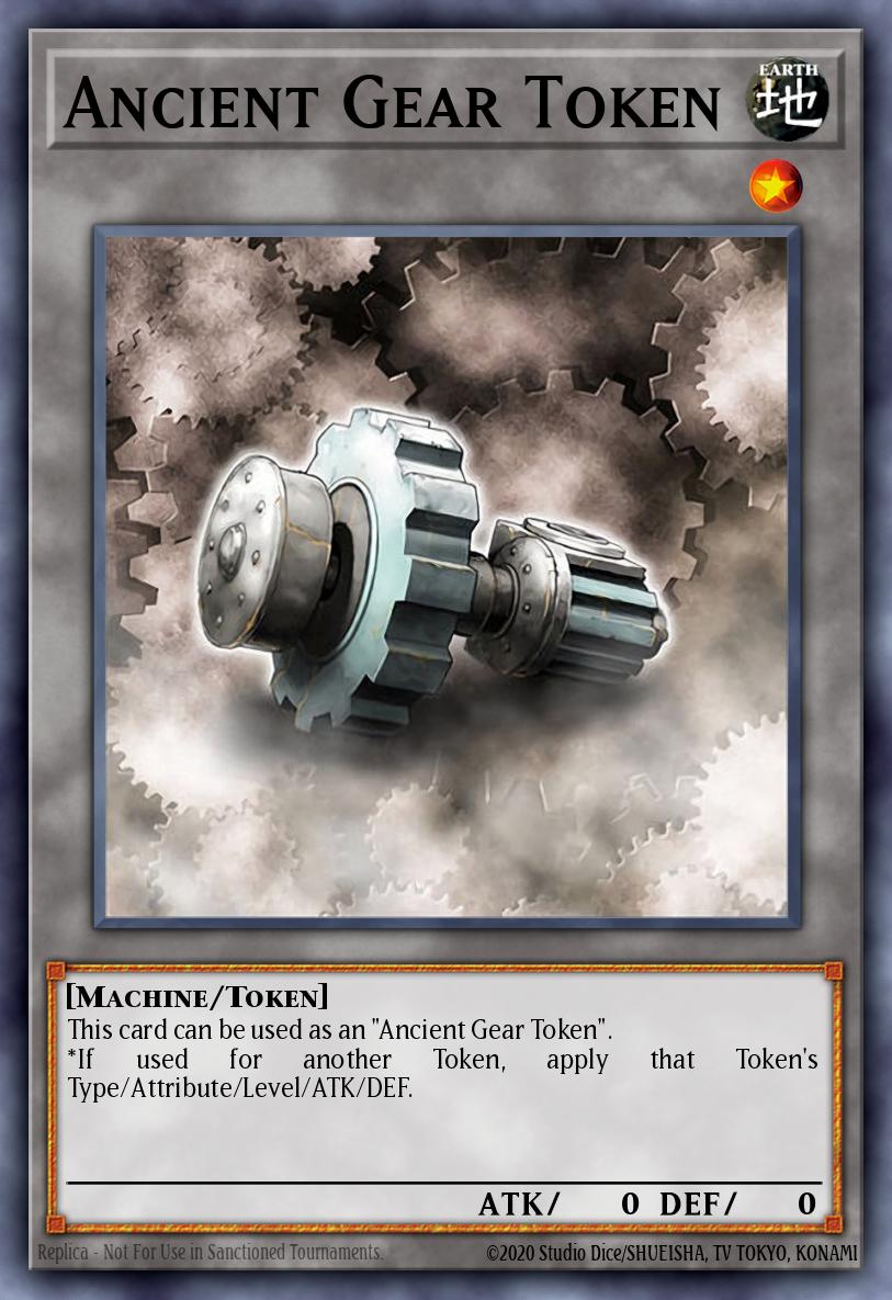 Ancient Gear Token [1st Edition] SR03-ENTKN