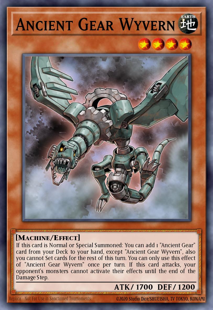 Ancient Gear Wyvern [1st Edition] SR03-EN003
