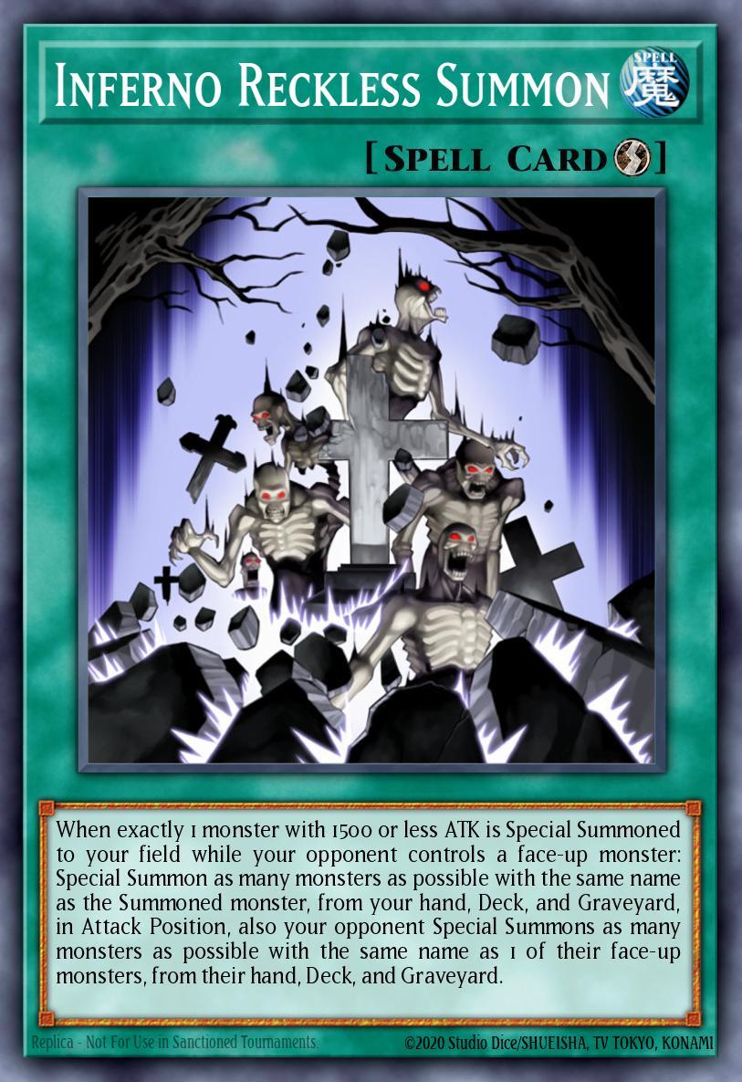 Inferno Reckless Summon [1st Edition] SR03-EN030
