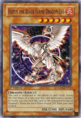 Horus the Black Flame Dragon LV6 SDRL-EN012
