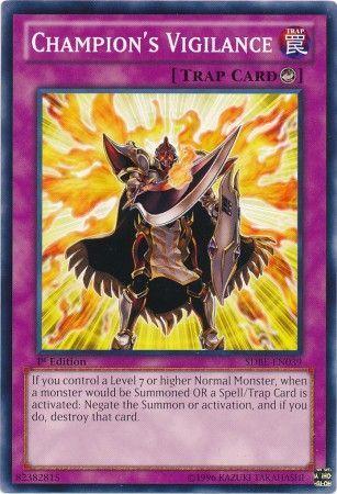 Champion's Vigilance [1st Edition] SDBE-EN039