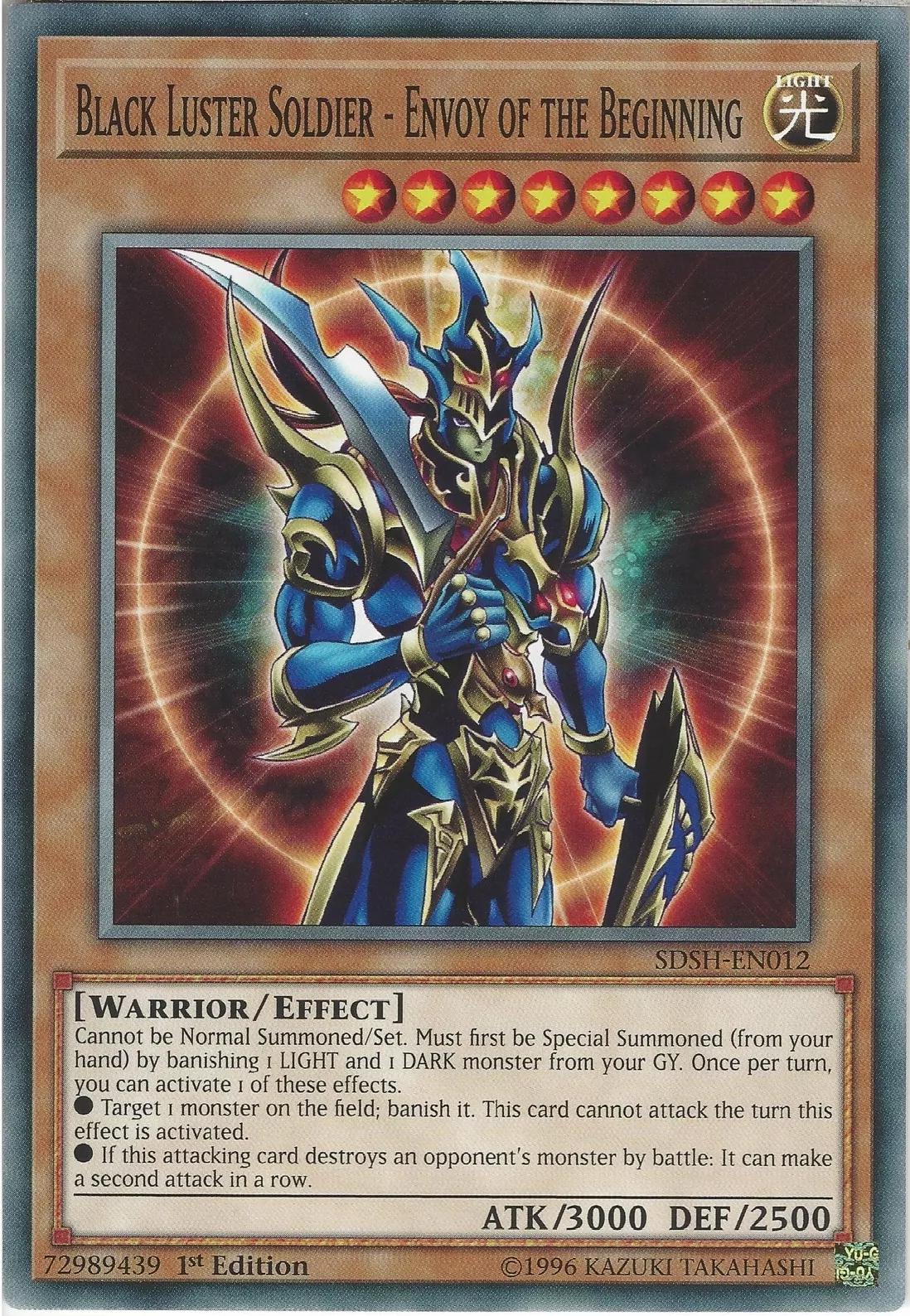 Black Luster Soldier - Envoy Of The Beginning [1st Edition] SDSH-EN012