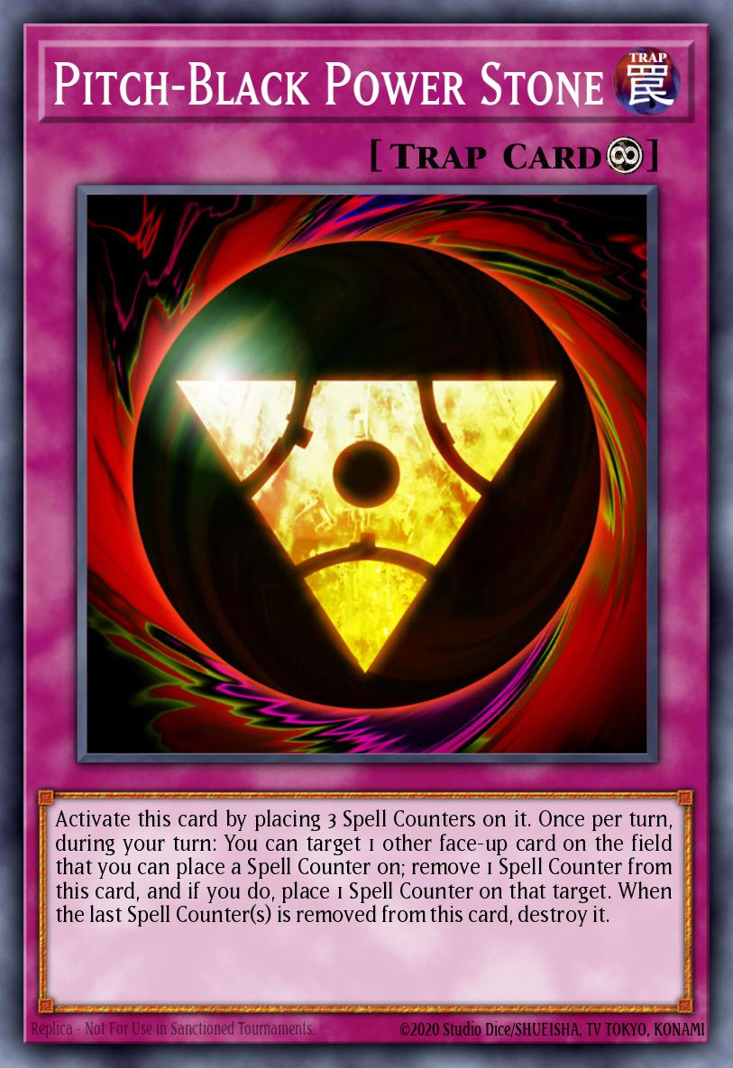 Pitch-Black Power Stone SD6-EN034