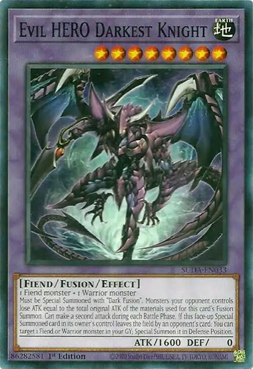 Evil HERO Darkest Knight SUDA-EN033