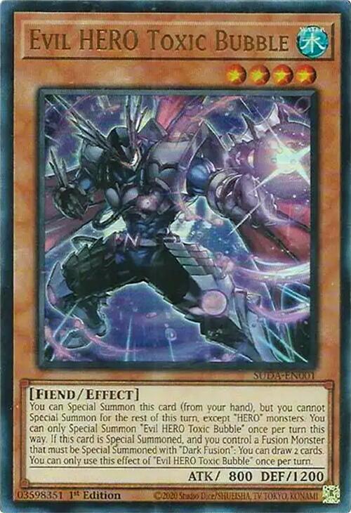 Evil HERO Toxic Bubble SUDA-EN001