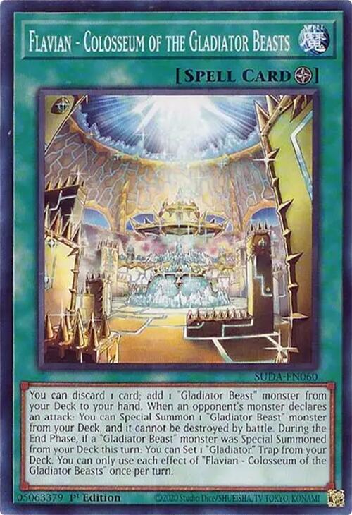 Flavian - Colosseum of the Gladiator Beasts SUDA-EN060