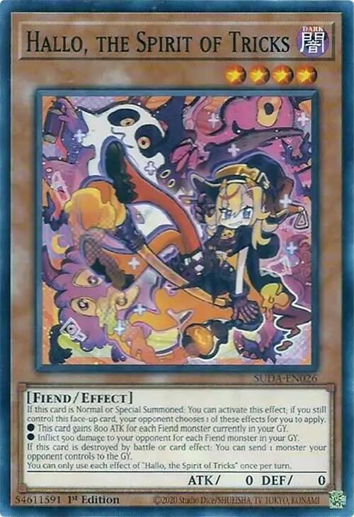 Hallo, the Spirit of Tricks SUDA-EN026