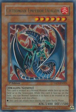 Chthonian Emperor Dragon [1st Edition] TAEV-EN019