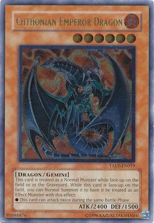 Chthonian Emperor Dragon [Ultimate Rare] TAEV-EN019