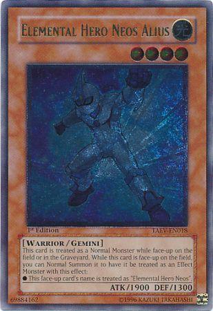 Elemental Hero Neos Alius [Ultimate Rare 1st Edition] TAEV-EN018