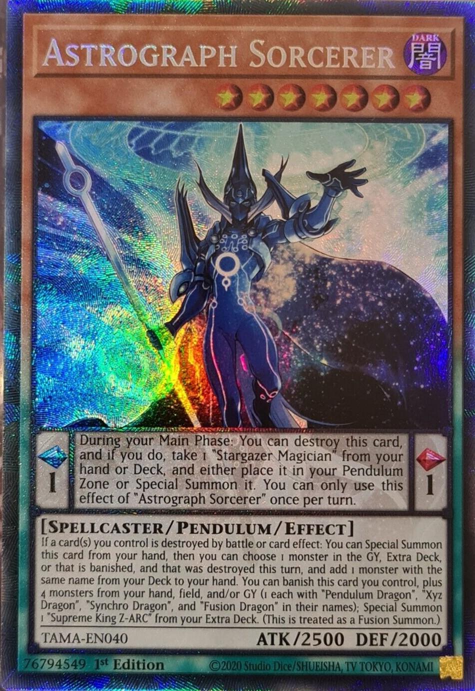 Astrograph Sorcerer [Collector's Rare 1st Edition] TAMA-EN040