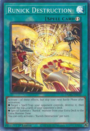 Runick Destruction [1st Edition] TAMA-EN031