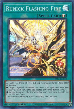 Runick Flashing Fire [1st Edition] TAMA-EN030