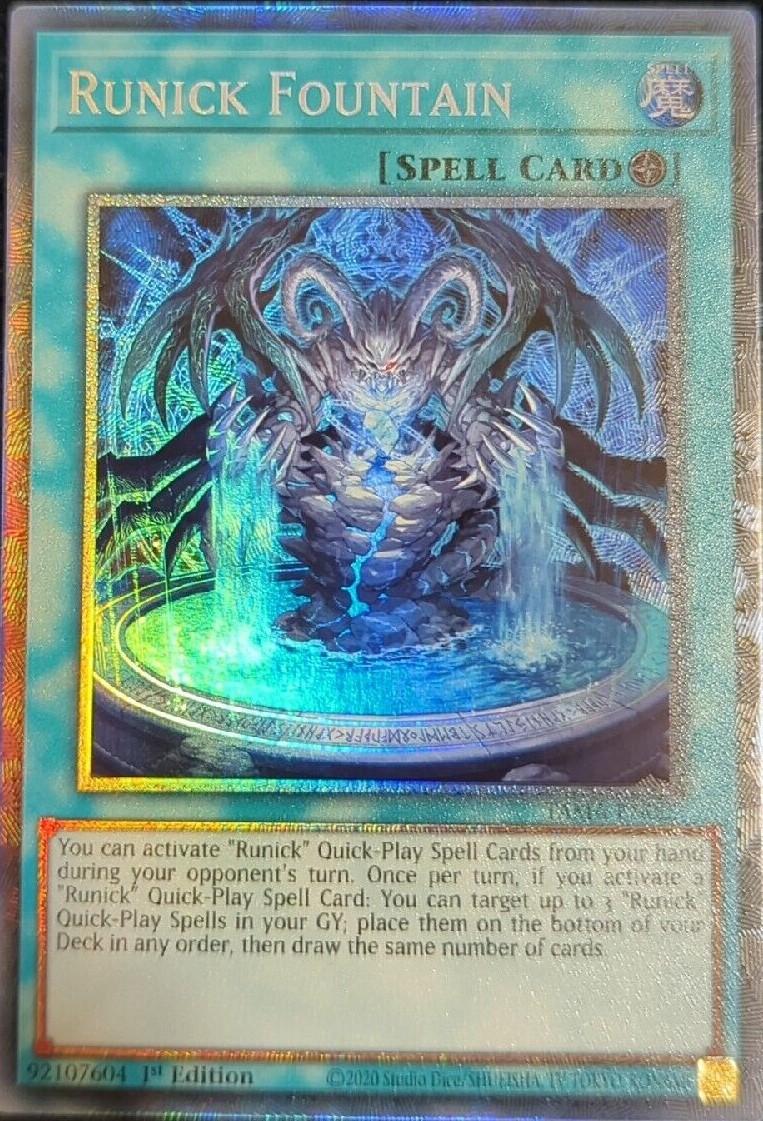 Runick Fountain [1st Edition Collector's Rare] TAMA-EN027