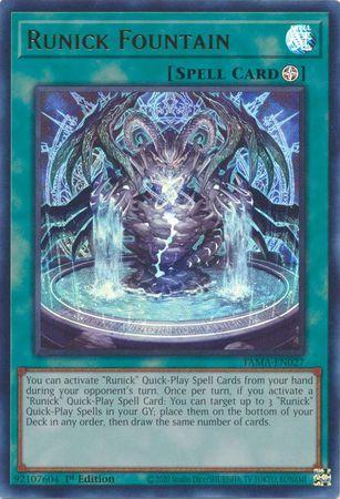 Runick Fountain [1st Edition] TAMA-EN027