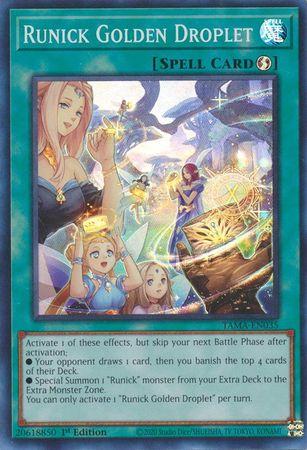 Runick Golden Droplet [1st Edition] TAMA-EN035