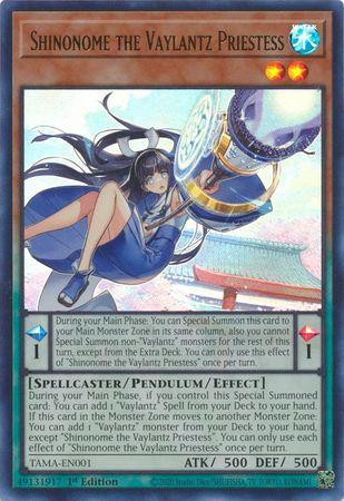 Shinonome the Vaylantz Priestess [1st Edition] TAMA-EN001