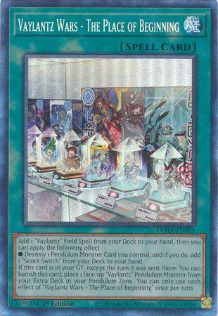 Vaylantz Wars - The Place of Beginning [1st Edition Collector's Rare] TAMA-EN011