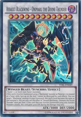 Assault Blackwing - Onimaru the Divine Thunder TDIL-EN049