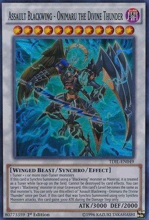 Assault Blackwing - Onimaru the Divine Thunder [1st Edition] TDIL-EN049