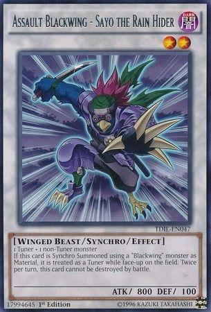 Assault Blackwing - Sayo the Rain Hider [1st Edition] TDIL-EN047