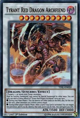 Tyrant Red Dragon Archfiend [1st Edition] TDIL-EN050