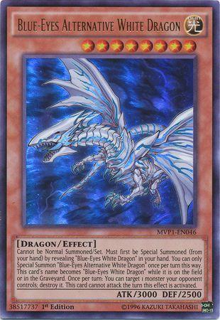 Blue-Eyes Alternative White Dragon [1st Edition] MVP1-EN046