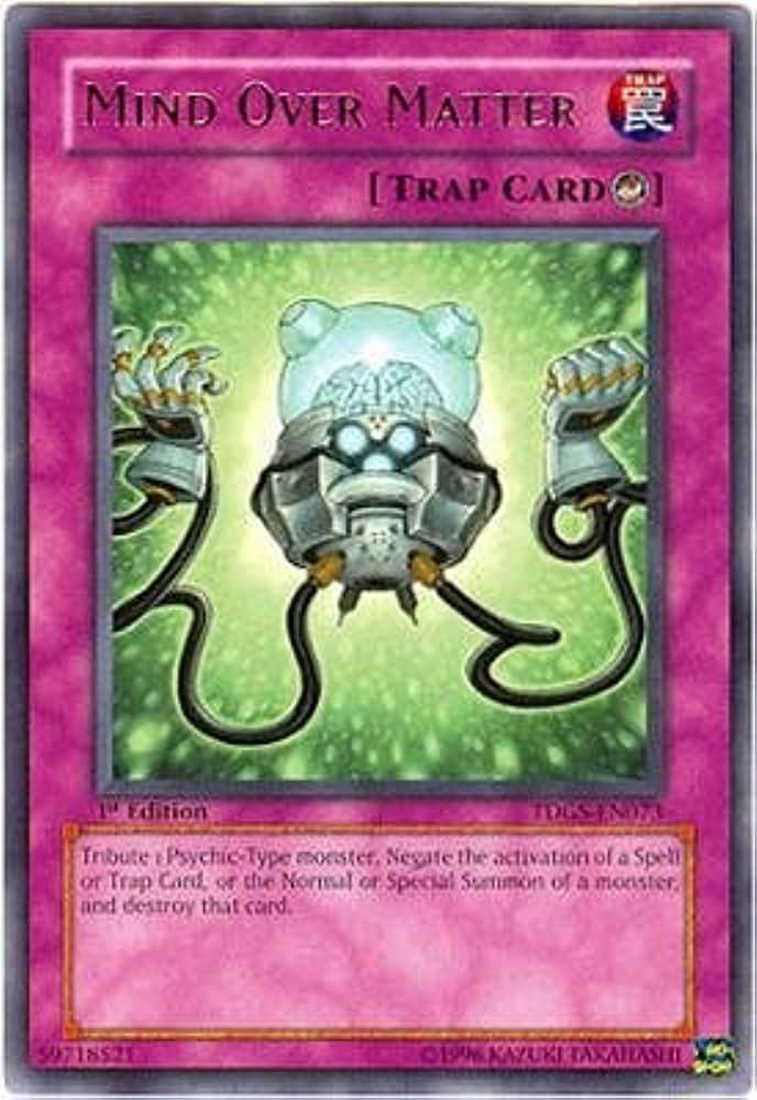 Mind Over Matter [1st Edition] TDGS-EN073