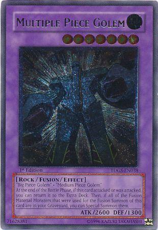 Multiple Piece Golem [Ultimate Rare 1st Edition] TDGS-EN038