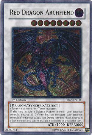 Red Dragon Archfiend [Ultimate Rare 1st Edition] TDGS-EN041