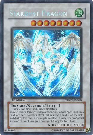 Stardust Dragon [Ghost Rare 1st Edition] TDGS-EN040