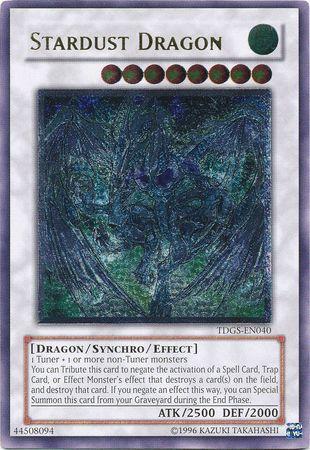 Stardust Dragon [Ultimate Rare] TDGS-EN040