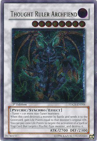 Thought Ruler Archfiend [Ultimate Rare 1st Edition] TDGS-EN044