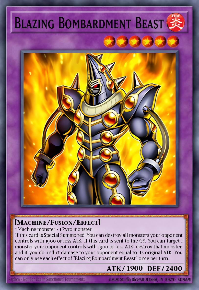 Blazing Bombardment Beast INFO-EN097