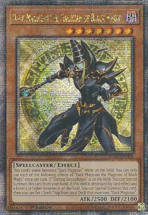 Dark Magician the Magician of Black Magic [Quarter Century Secret Rare] INFO-EN006