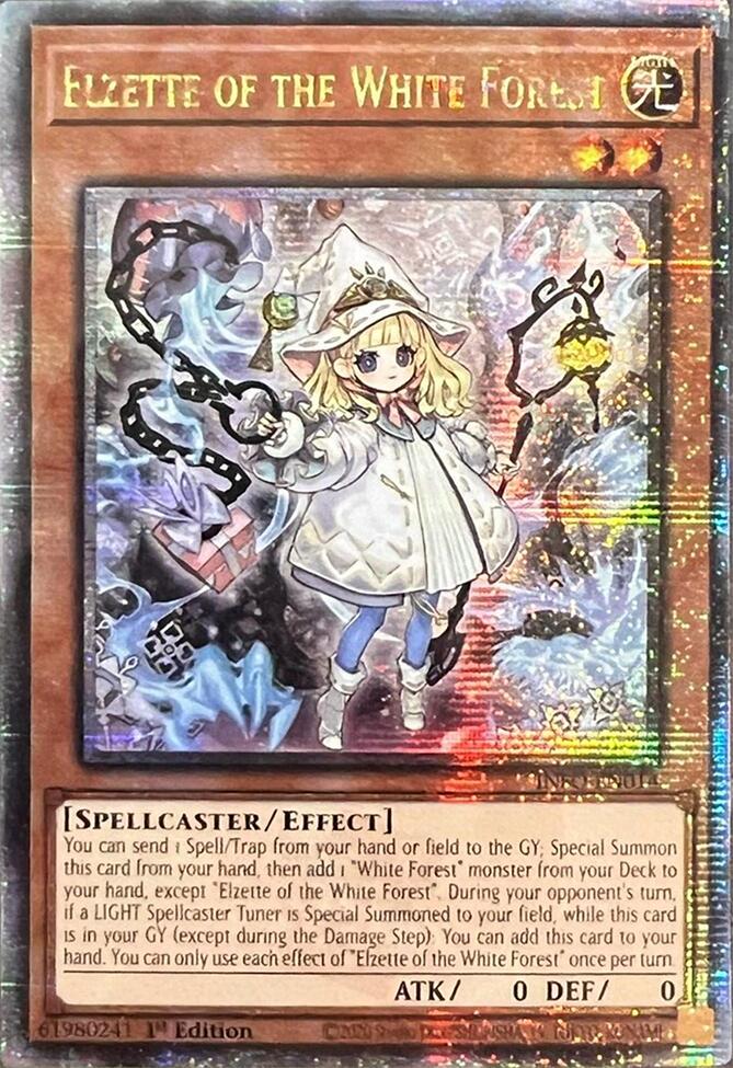 Elzette of the White Forest [Quarter Century Secret Rare] INFO-EN014