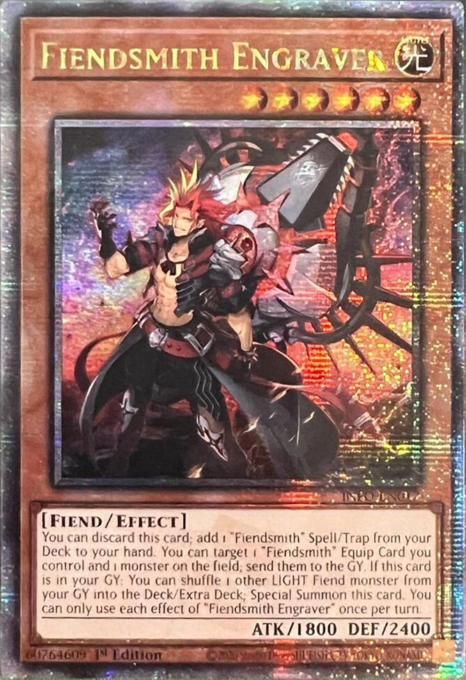 Fiendsmith Engraver [Quarter Century Secret Rare] INFO-EN017