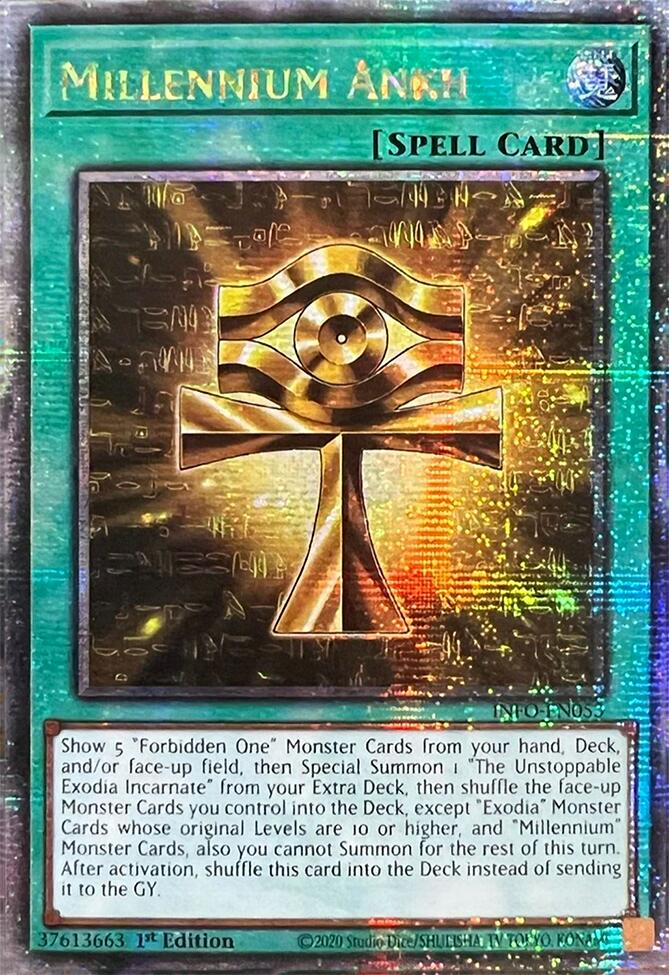 Millennium Ankh [Quarter Century Secret Rare] INFO-EN053