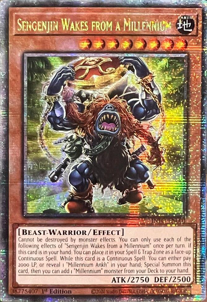 Sengenjin Wakes from a Millennium [Quarter Century Secret Rare] INFO-EN001