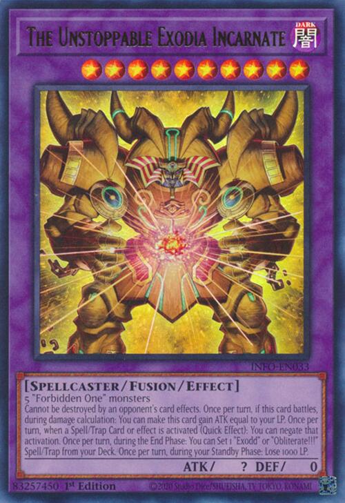 The Unstoppable Exodia Incarnate INFO-EN033