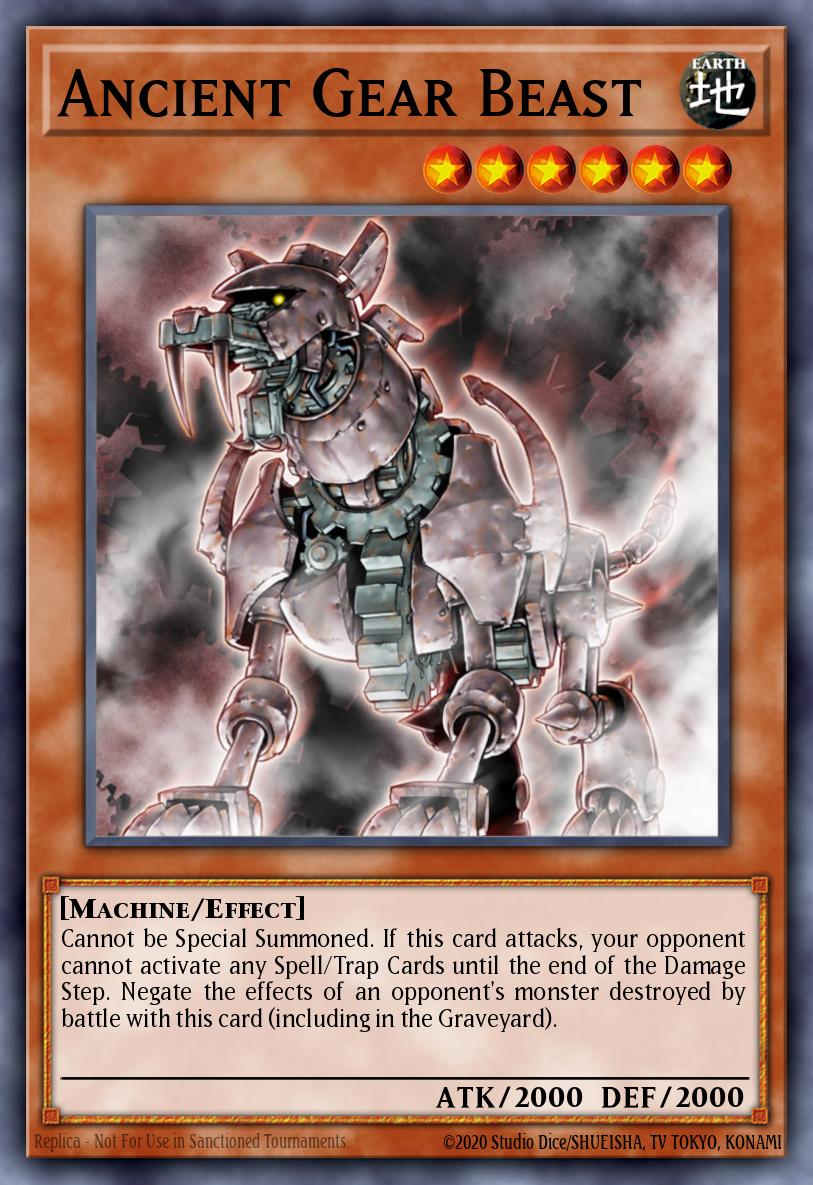 Ancient Gear Beast [Ultimate Rare 1st Edition] TLM-EN007
