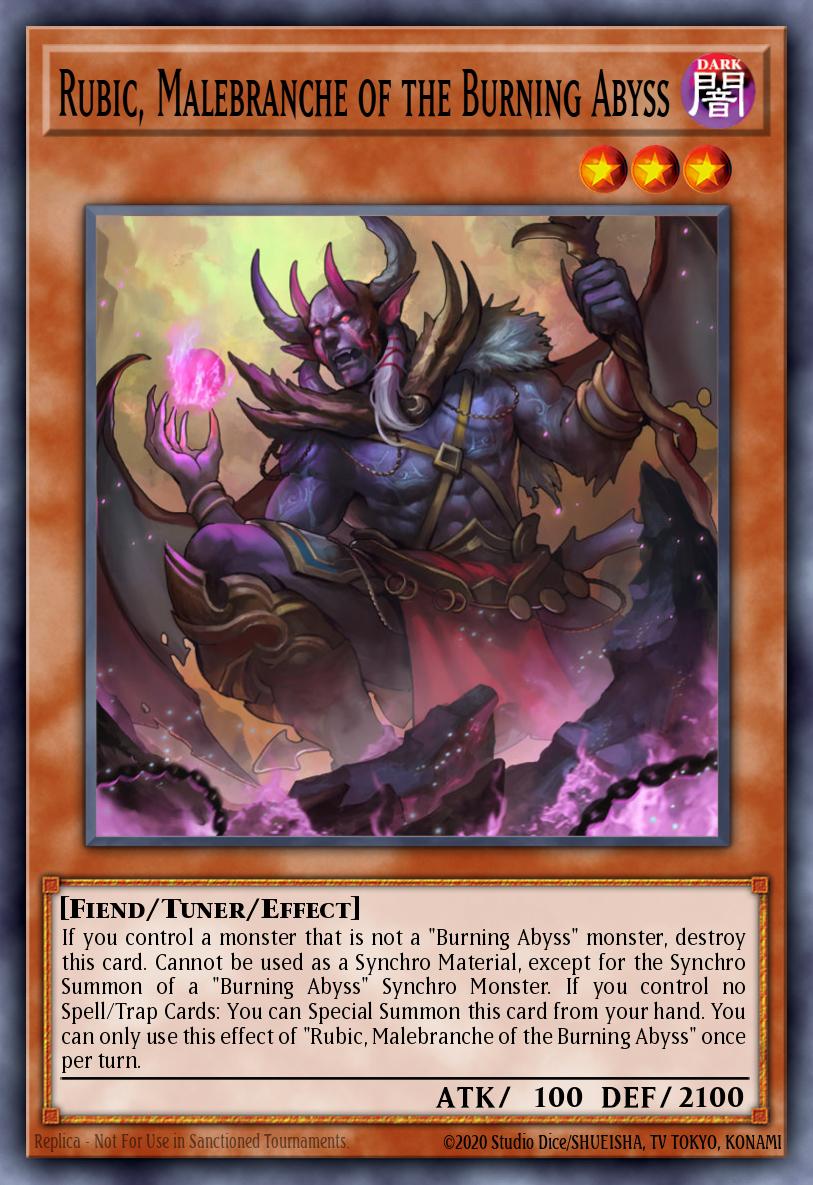 Rubic, Malebranche of the Burning Abyss [1st Edition] NECH-EN082