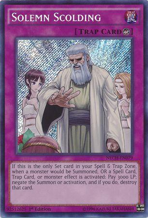 Solemn Scolding [1st Edition] NECH-EN079